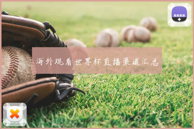 海外观看世界杯直播渠道汇总