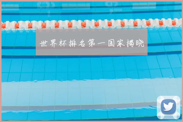 世界杯排名第一国家揭晓